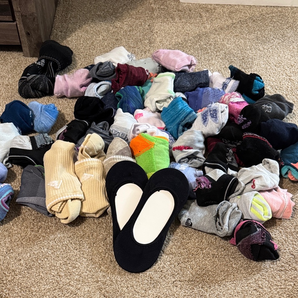 Assorted women’s sock collection
